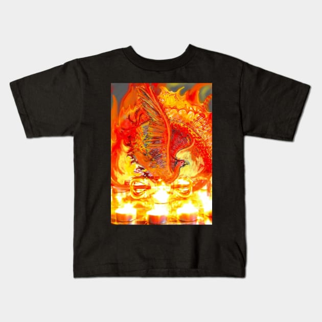 Sunbird Vajra Variation Kids T-Shirt by Visuddhi